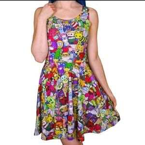 CUTE EXPLOSION Dress - Colorful Skater Dress - Kawaii Alternative Clothing